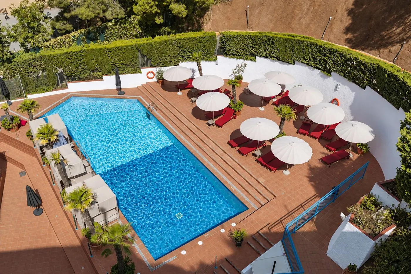 Piscina del Hotel Las Vegas en Barcelona, fotografía de Estudio EB