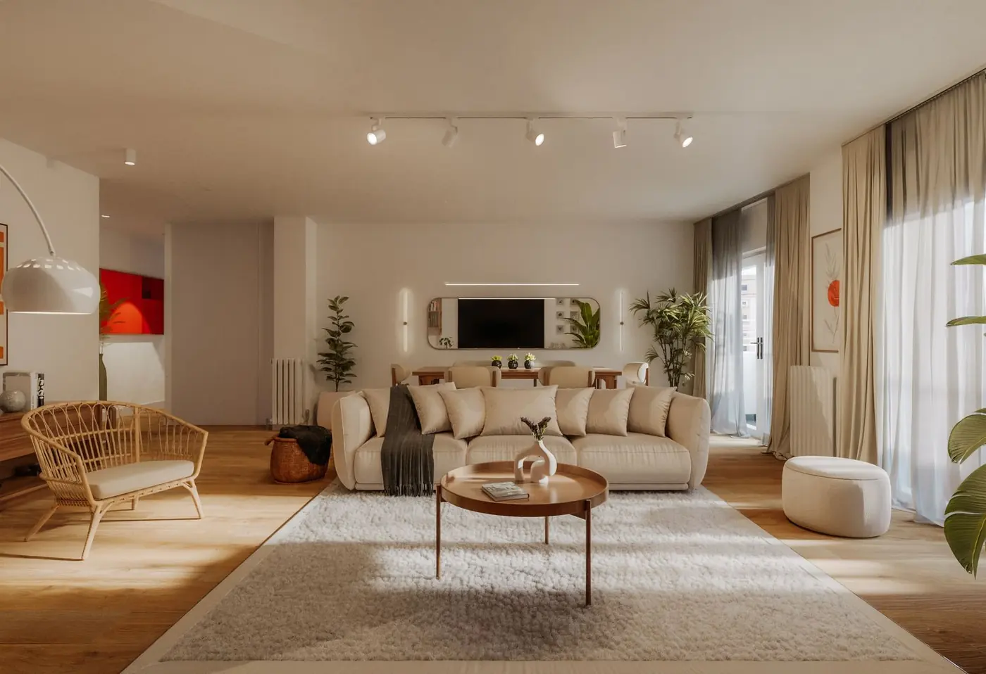 Render de vivienda en Madrid para Rive